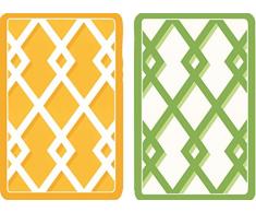 Caspari pc112j Graticcio Insieme di Due Carte a svolgere in Dimensioni Jumbo Carta 13Â x 9,5Â x 0,1Â cm