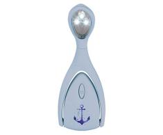 libri_x Lumi Plus - Lampada da lettura a forma di ancora, con dimmer