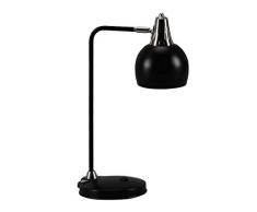 Twist Design Papun Lampada da Tavolo E27, 60 W, Nero, 18 x 18 x 43 cm