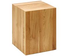 Jan Kurtz Roll It - Sgabello in Rovere Oliato, 40 x 40 x 50 cm