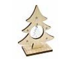 Decorazione di legno albero di Natale con sospensione