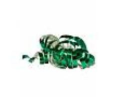 2 Rotoli di stelle filanti verde metallizzato 4m