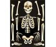 Adesivi scheletro Halloween per finestre