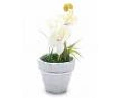 Piccola orchidea artificiale bianca
