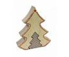 Decorazione di legno albero di Natale in stile nordico