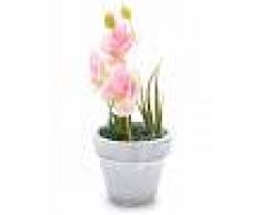 Piccola orchidea artificiale rosa