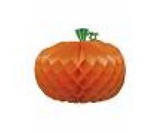 Centrotavola di carta a forma di zucca per Halloween