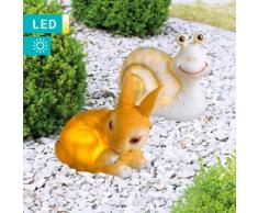 Lampade solari LED a forma di animale