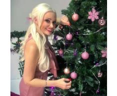 Scatola regalo con decorazioni natalizie Pink Christmas