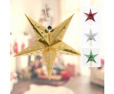 Stella di Natale decorativa in design lucido