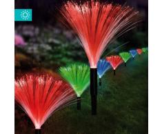 Filo di luci solari cambiacolore a fontana Easymaxx