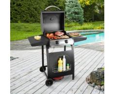 Barbecue a gas a ruote