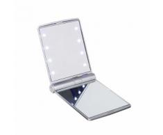 Specchio da trucco richiudibile con LED