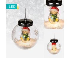 Palline di Natale LED con figura