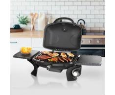Barbecue a gas con coperchio