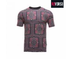 T-shirt con fantasia a tappeto orientale
