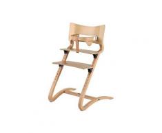 Seggiolone evolutivo in Legno con movimento - Leander - Sbiancato