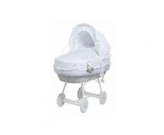Culla Ovale con Cappotta Collezione Milky - Picci - Grigio