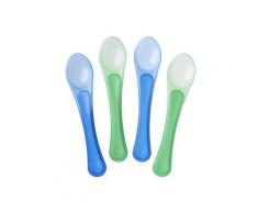 4 Cucchiai per l'alimentazione +7m - Tommee Tippee - Blu e Verde