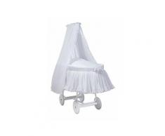 Culla Ovale con Velo Collezione Milky - Picci - Bianco