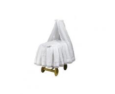 Culla Piumotta con Velo - Dili Best - Culla Naturale con Rivestimento Bianco