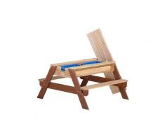 Tavolo Gioco in legno con panche e vassoi - Axi