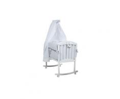 Culla a Dondolo con Velo - Collezione Milky di Picci - Grigio