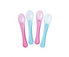 4 Cucchiai per l'alimentazione +7m - Tommee Tippee - Rosa e Azzurro