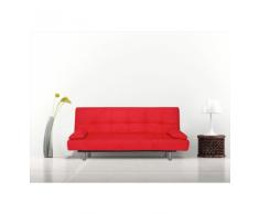 DIVANO LETTO SFODERABILE ROSSO ONIROS