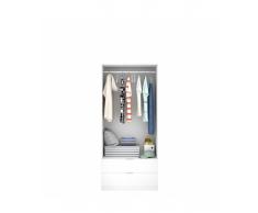 ARMADIO 2 PORTE E 2 CASSETTI LINCOLN