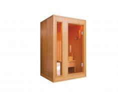 Sauna Finlandese Tradizionale 2 posti Gamma Prestige L120xP105xH190 cm - MALMÖ II