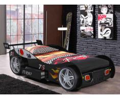 Letto auto con cassetto 90 x 200 cm Nero - RUNNER