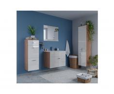 Set NASSA - mobili per il bagno laccato bianco