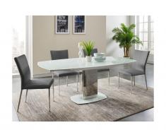 Set tavolo + 4 sedie Bianco 6 - TALICIA