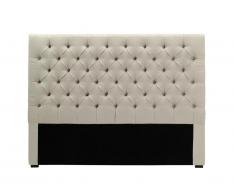 Testata del letto 160 cm AURELE - Lino - Beige sabbia