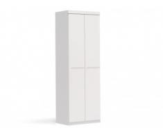 Armadio ALVIN - 2 ante - L 78 cm - Bianco