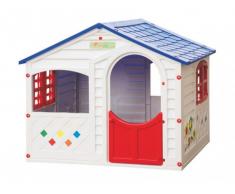Casetta per bambini LITTLE HOUSE - L 130 x l 106 x H 115 cm