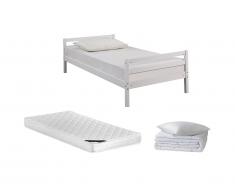 Set CAMERETTA - Letto FINN + Materasso ZEUS + Trapunta + Guanciale