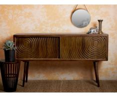 Credenza ISMEME - 2 ante - Legno di mango massello