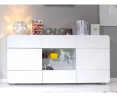 Credenza TREVOR - 3 ante - MDF Laccato - 181 cm - Bianco