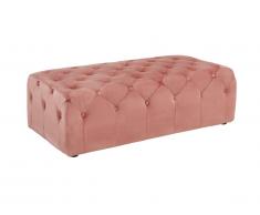 Panca in velluto MALONE - Rosa cipria