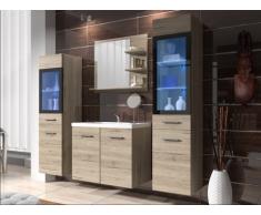 Set LAURINE a led - Mobili per bagno - quercia