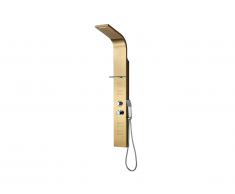 Colonna da doccia idromassaggio termostatico JOSTA - dorato - 45x150 cm