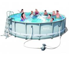 Piscina tubolare rotonda CUBA II - Diametro 488 x H 122 cm