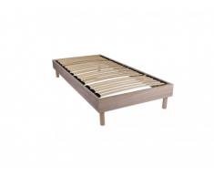 Rete a doghe 90 x 190 cm Naturale - MICHIGAN di DREAMEA