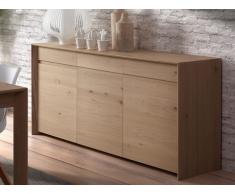 Credenza KOUVOLA - 3 ante - Colore: Quercia