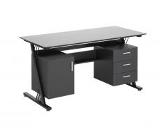 Scrivania porta PC con cassetti - CALYDON