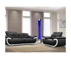 Colonna con acqua e bolle d'aria con vaso GOBIE - LED con colore cangiante - H.183 cm