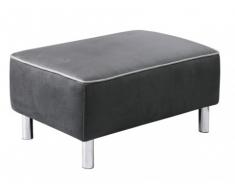 Pouf in tessuto TOULA - Antracite