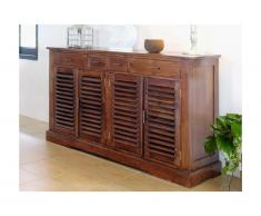 Credenza con 4 cassetti e 4 ante Teak massello - BALI II